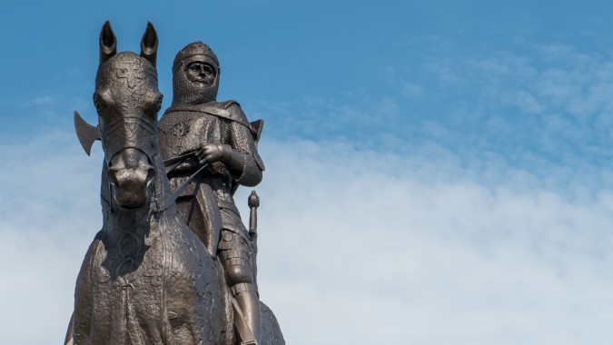 Robert the Bruce monument, Bannockburn, Scotland - image by Sophia Hi on Pixabay https://pixabay.com/photos/robert-the-bruce-king-of-scots-statue-1256288/