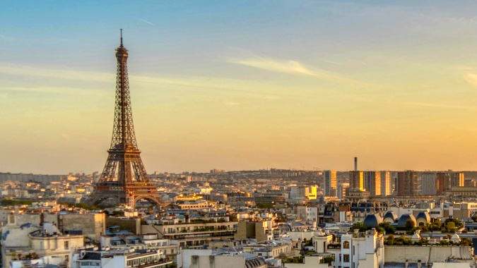 Eiffel Tower in Paris, France - image by Pierre Blaché on Pexels https://www.pexels.com/photo/photo-of-city-during-dawn-3105066/