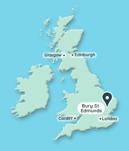 Map - Bury St Edmunds