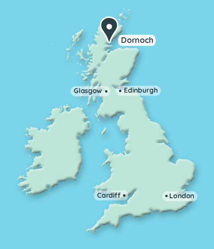 Map - Dornoch