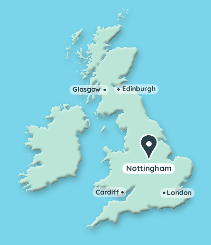 Map - Nottingham