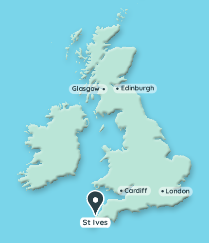Map - St Ives