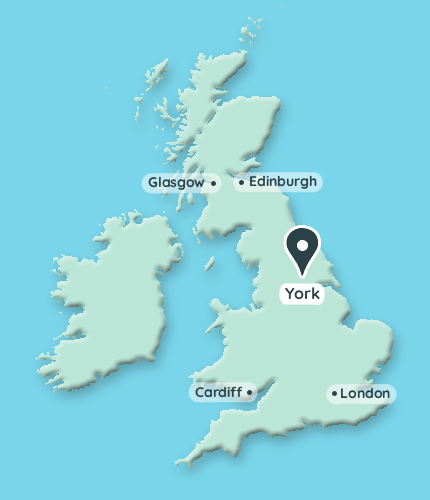 Map - York