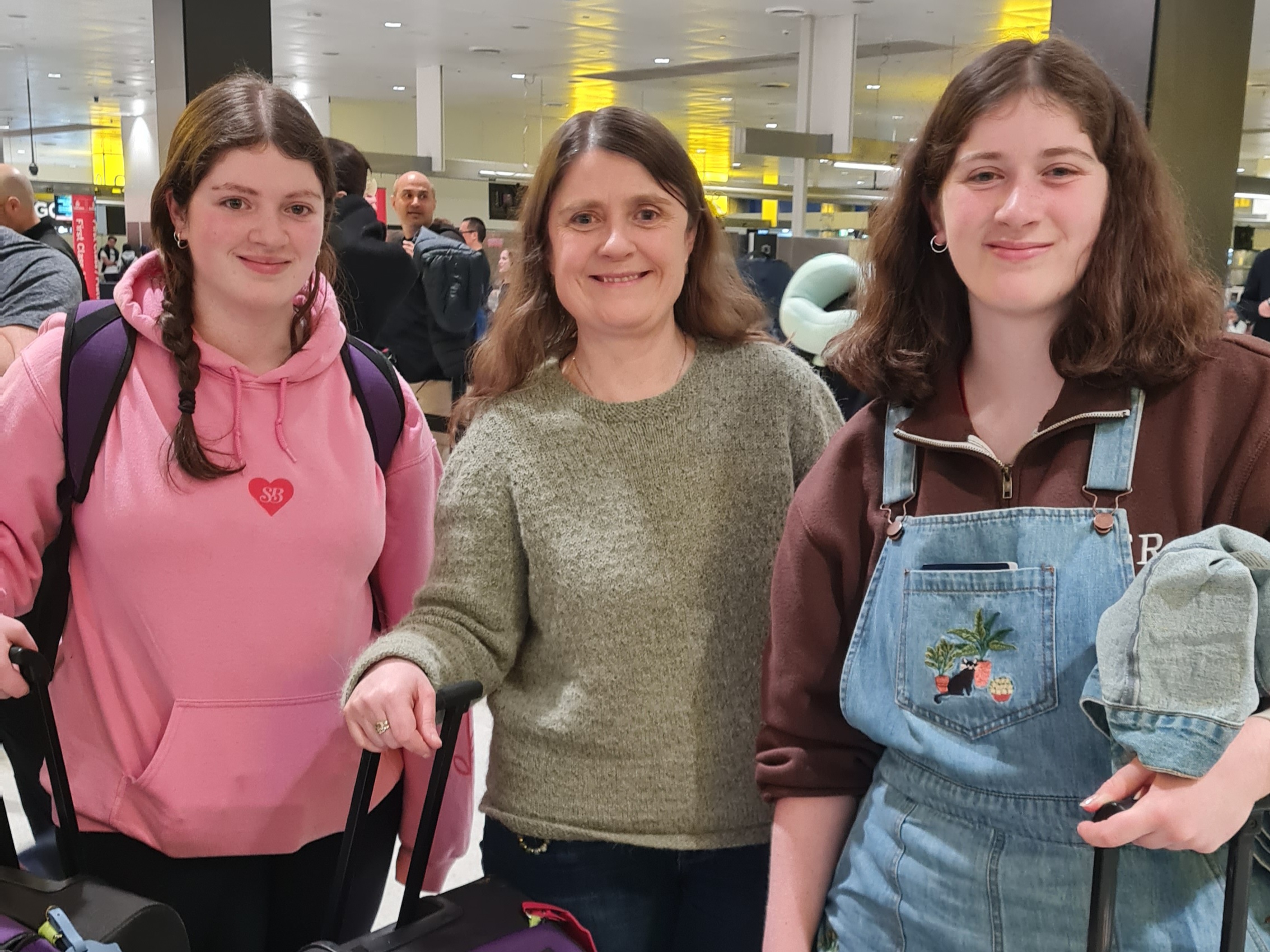 Sienna, Emma and Bridie Sienna, Emma and Bridie