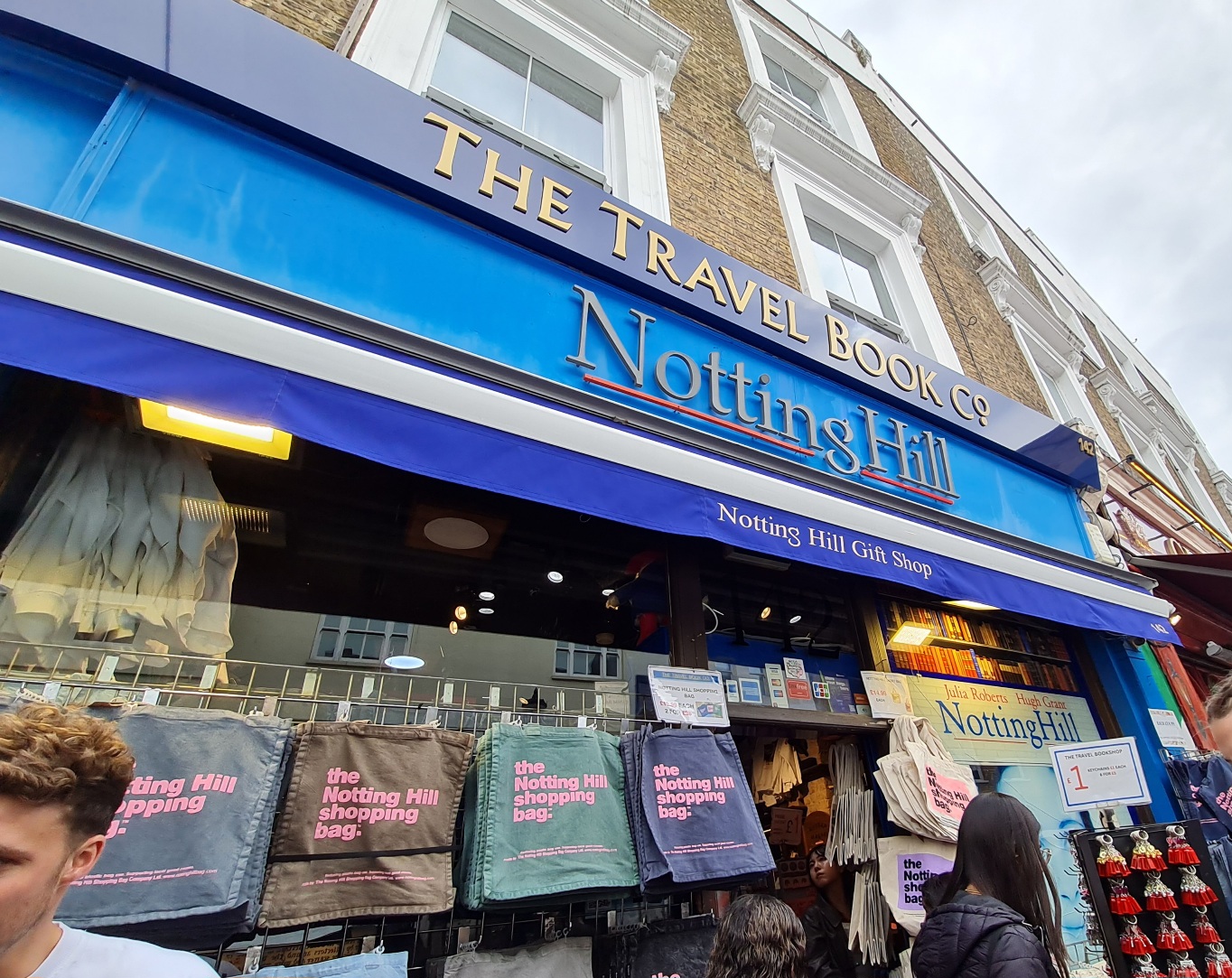 Travel Bookshop on Portobello Road, from Notting Hill movie Travel Bookshop on Portobello Road, from Notting Hill movie