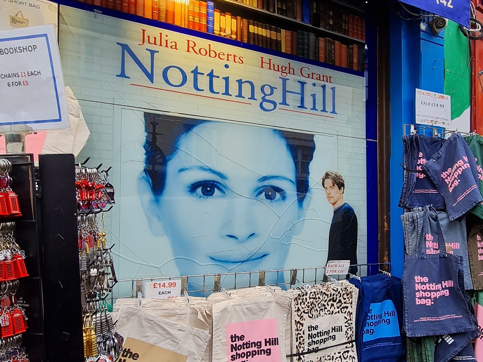 Travel Bookshop on Portobello Road, from Notting Hill movie Travel Bookshop on Portobello Road, from Notting Hill movie