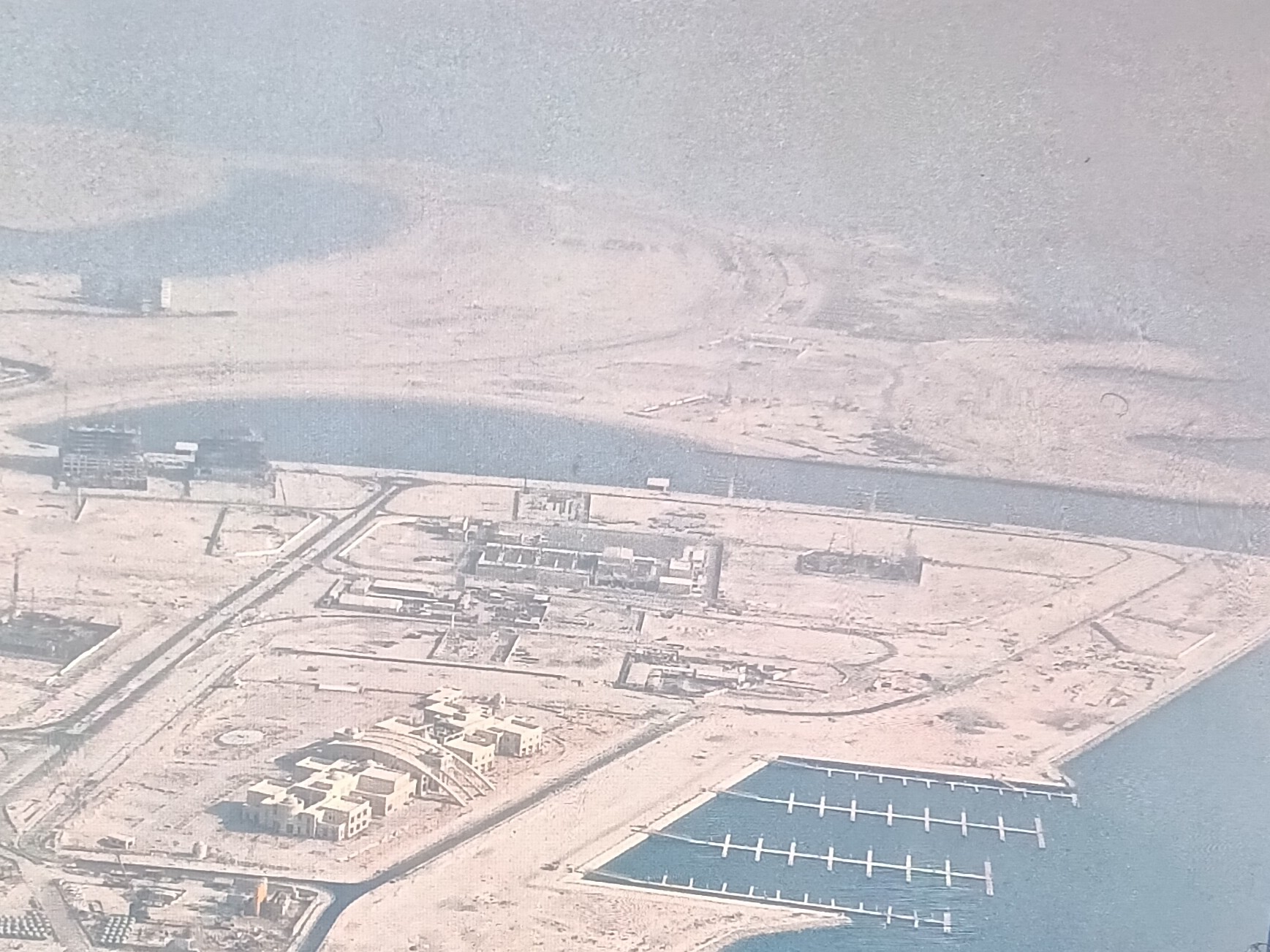 Dubai from the plane window Dubai from the plane window