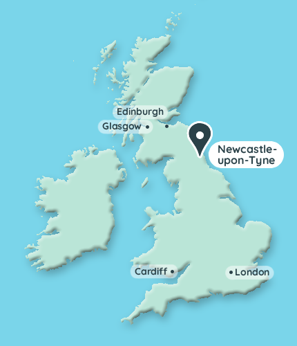 Map - Newcastle-upon-Tyne