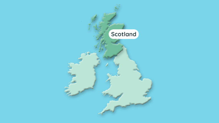 Map area - Scotland