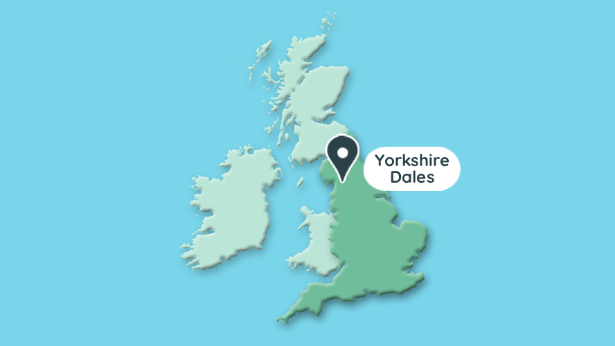 Map area - Yorkshire Dales