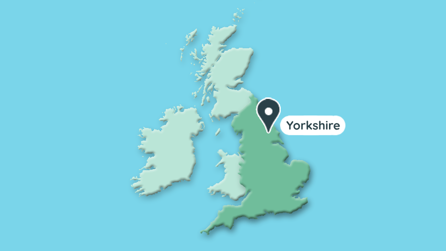 Map area - Yorkshire