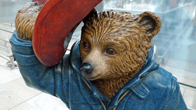 Paddington Bear statue, Paddington Station, London