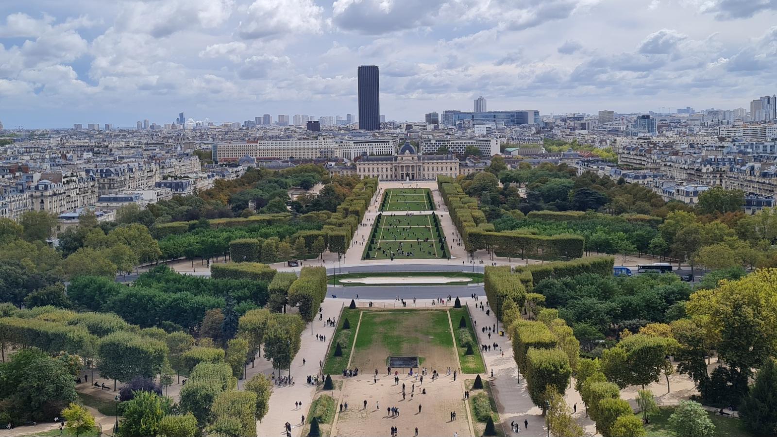View from the Eiffel Tower, Paris, France View from the Eiffel Tower, Paris, France