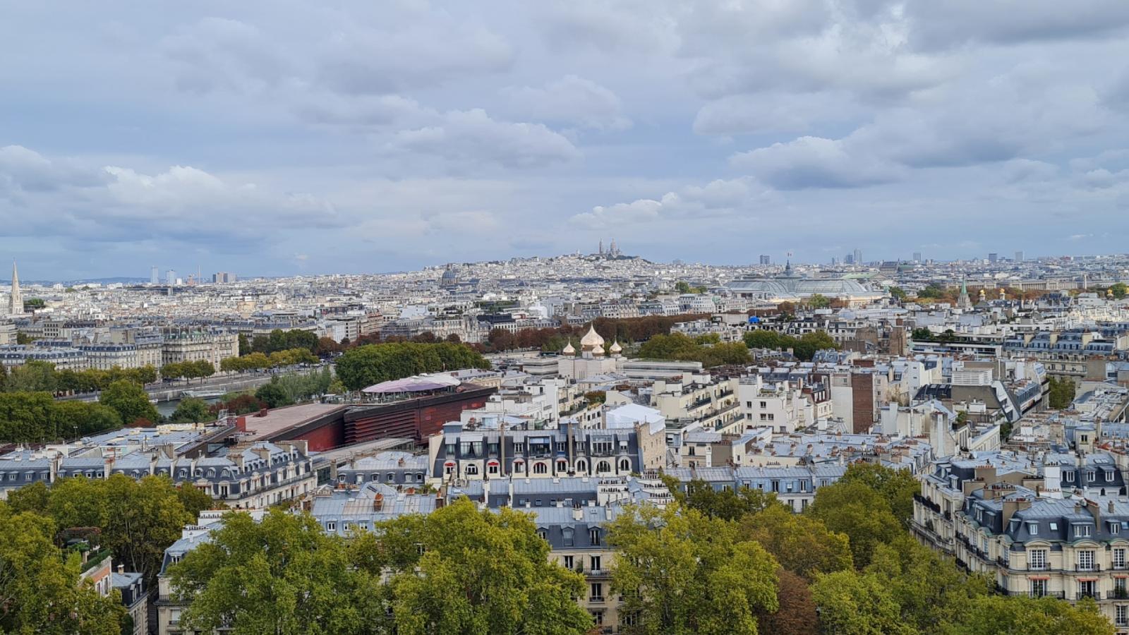 View from the Eiffel Tower, Paris, France View from the Eiffel Tower, Paris, France