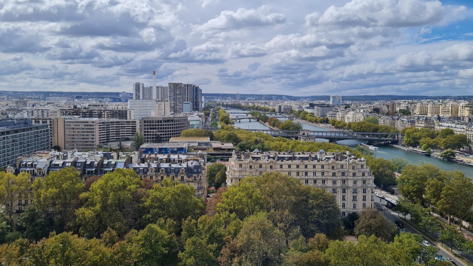 View from the Eiffel Tower, Paris, France View from the Eiffel Tower, Paris, France