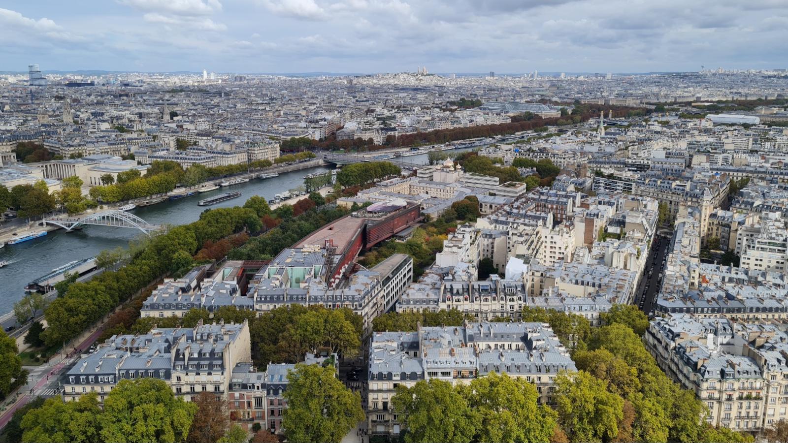 View from the Eiffel Tower, Paris, France View from the Eiffel Tower, Paris, France