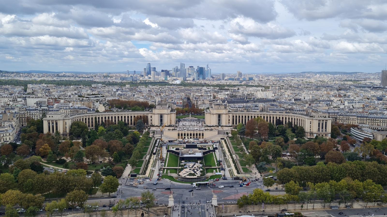 View from the Eiffel Tower, Paris, France View from the Eiffel Tower, Paris, France