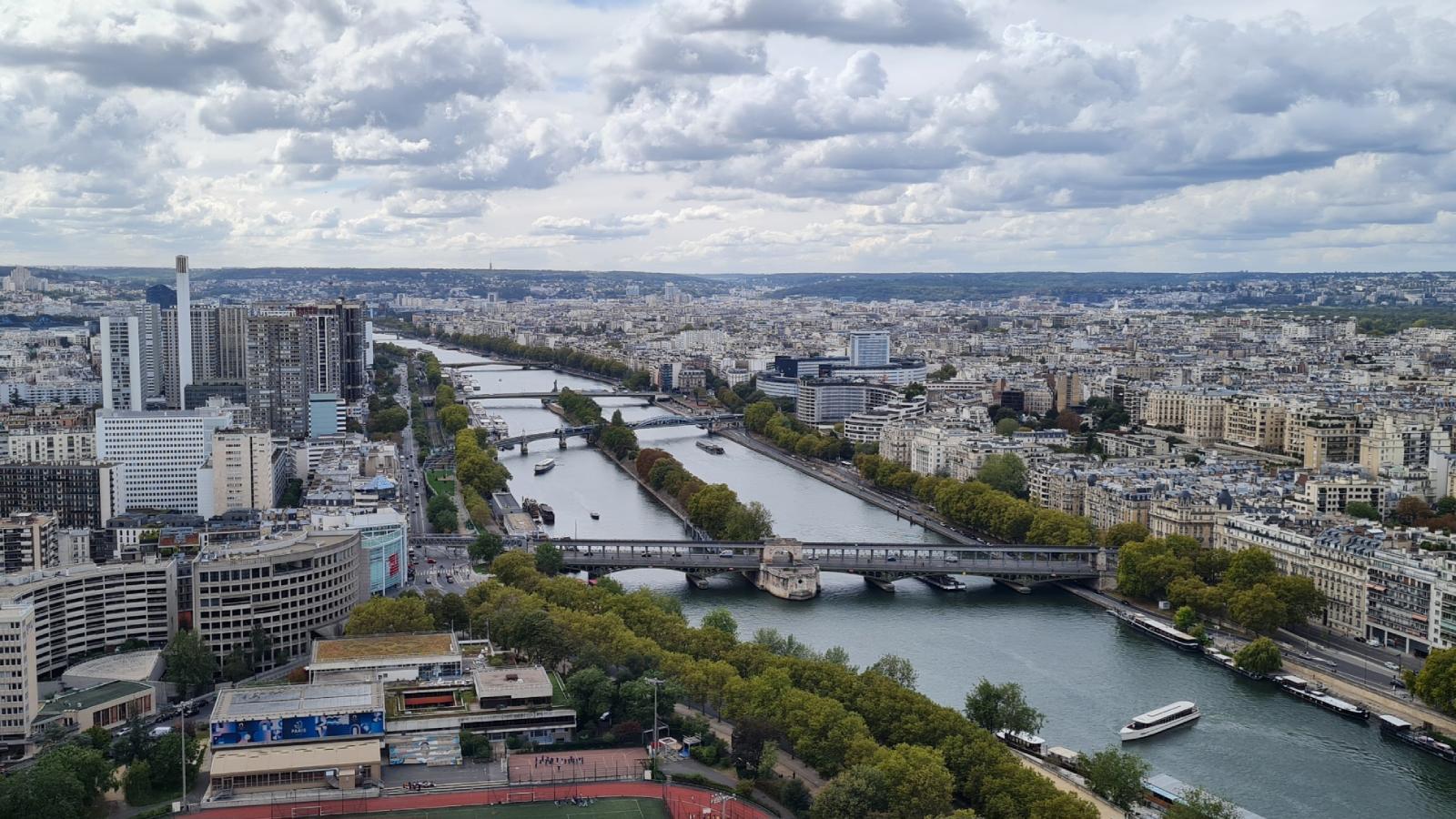 View from the Eiffel Tower, Paris, France View from the Eiffel Tower, Paris, France