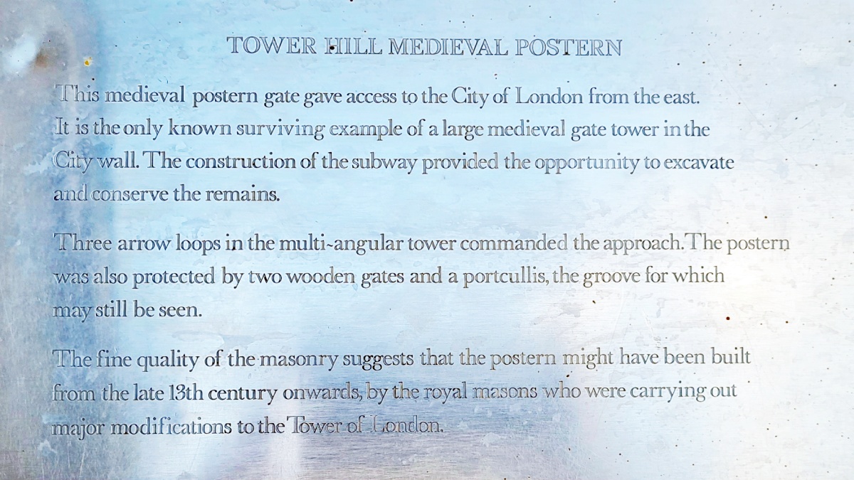 London city wall plaque London city wall plaque