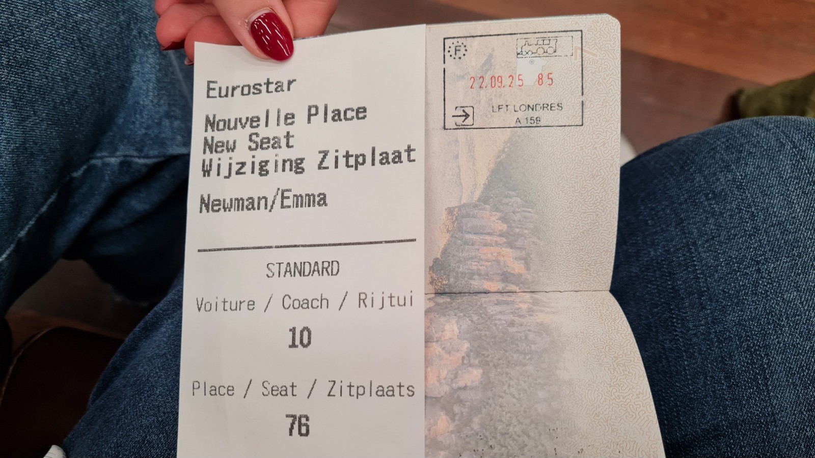 Eurostar ticket Eurostar ticket