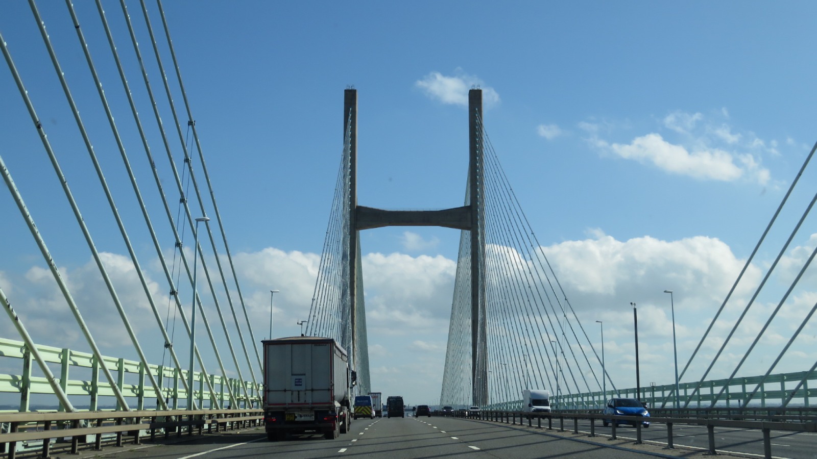 Prince of Wales Bridge between England and Wales