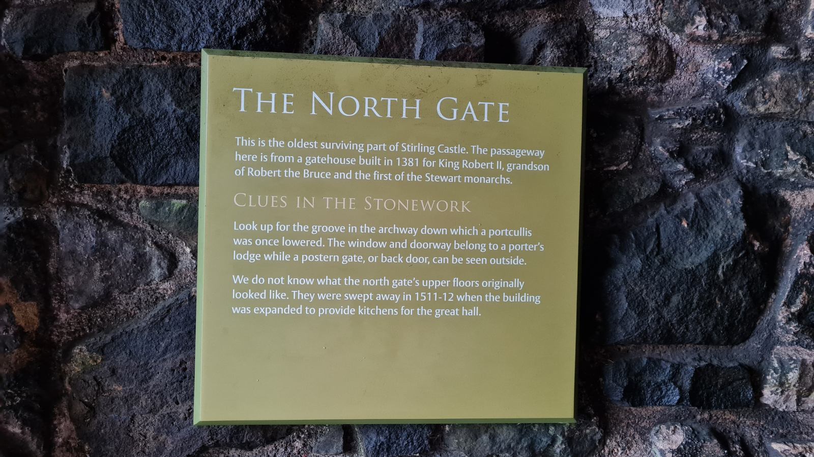 Stirling Castle, Scotland