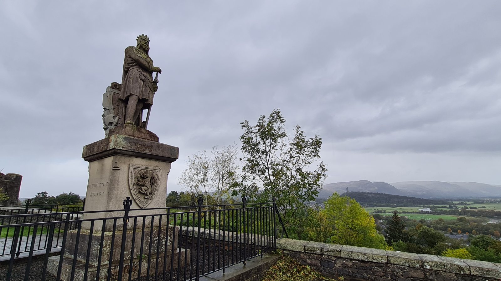 Robert the Bruce statue, Stirling Castle & National Wallace Monument, Stirling