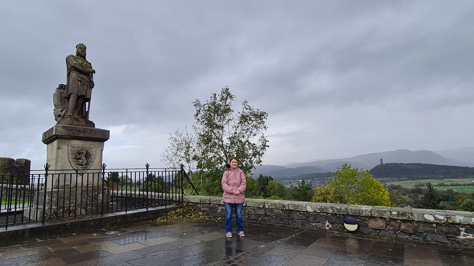 Robert the Bruce statue, Stirling Castle & National Wallace Monument, Stirling