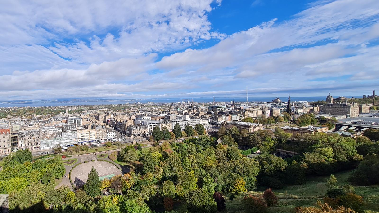 View from Edinburgh Castle, Scotland