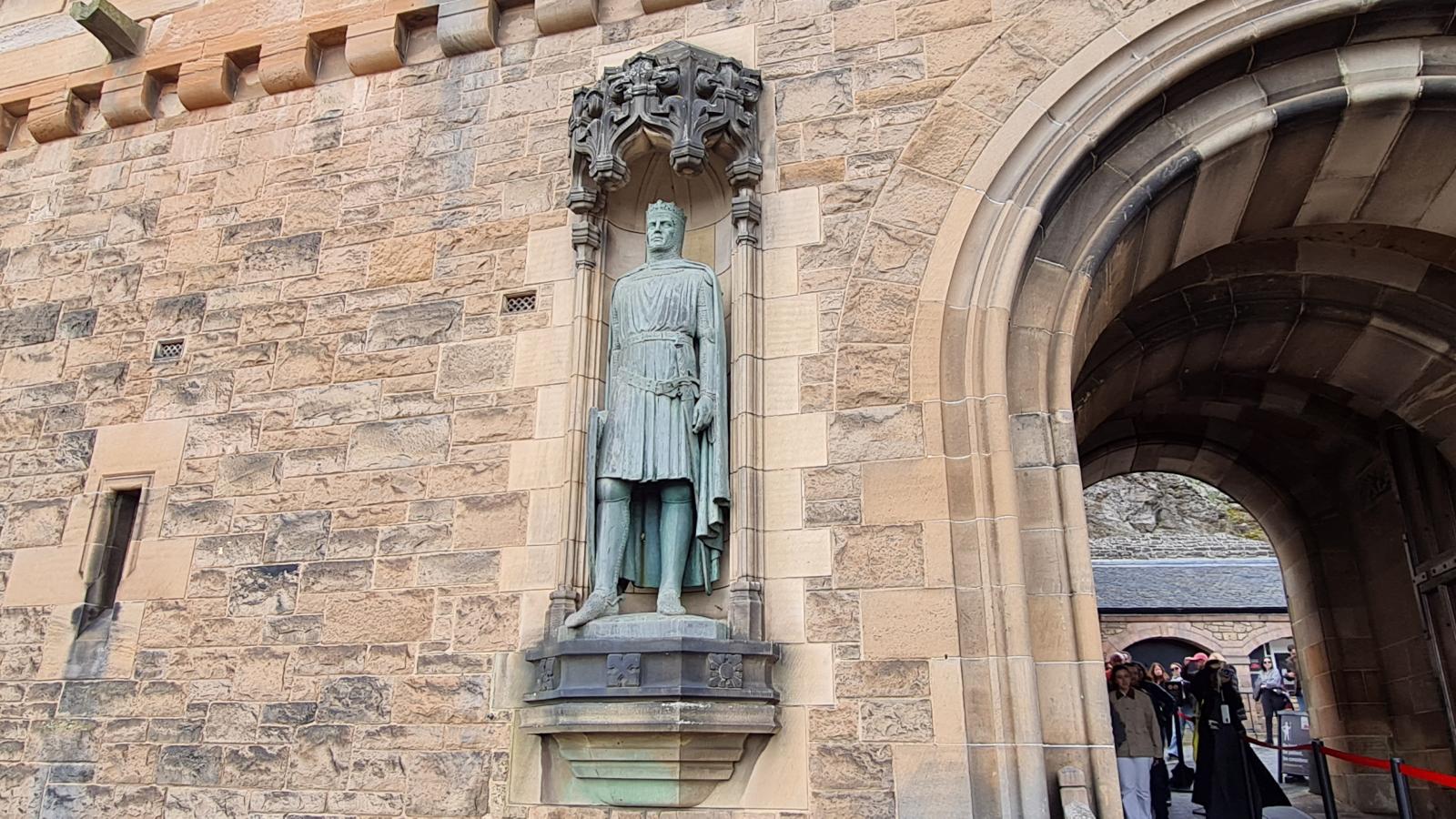 Robert the Bruce statue, Edinburgh Castle, Scotland