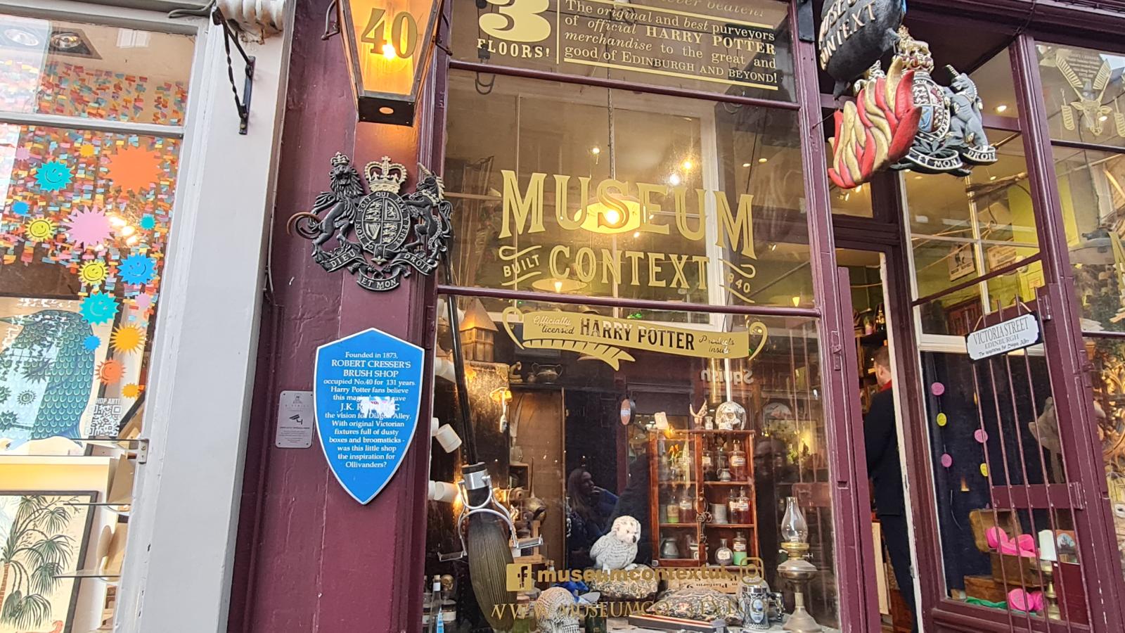 Museum Context, Victoria Street, Edinburgh, Scotland