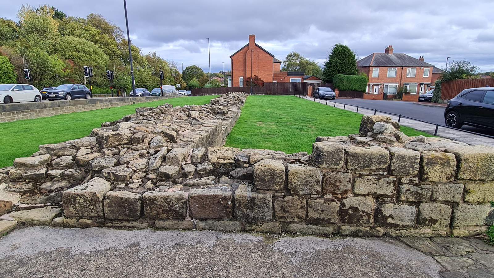 Hadrian's Wall - Denton Hall turret, Newcastle-upon-Tyne, England
