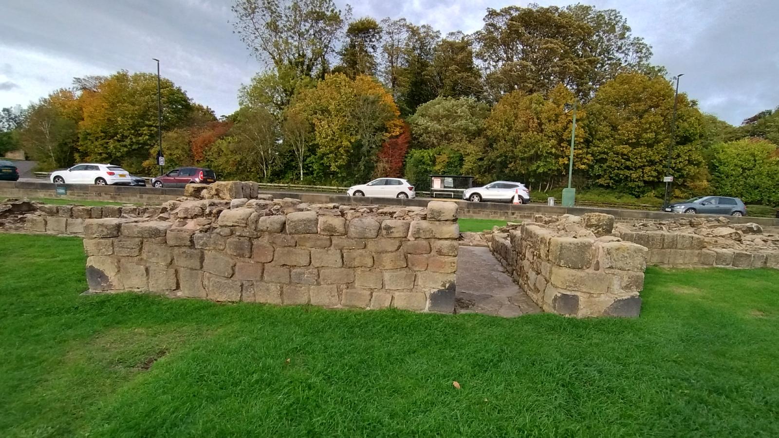 Hadrian's Wall - Denton Hall turret, Newcastle-upon-Tyne, England