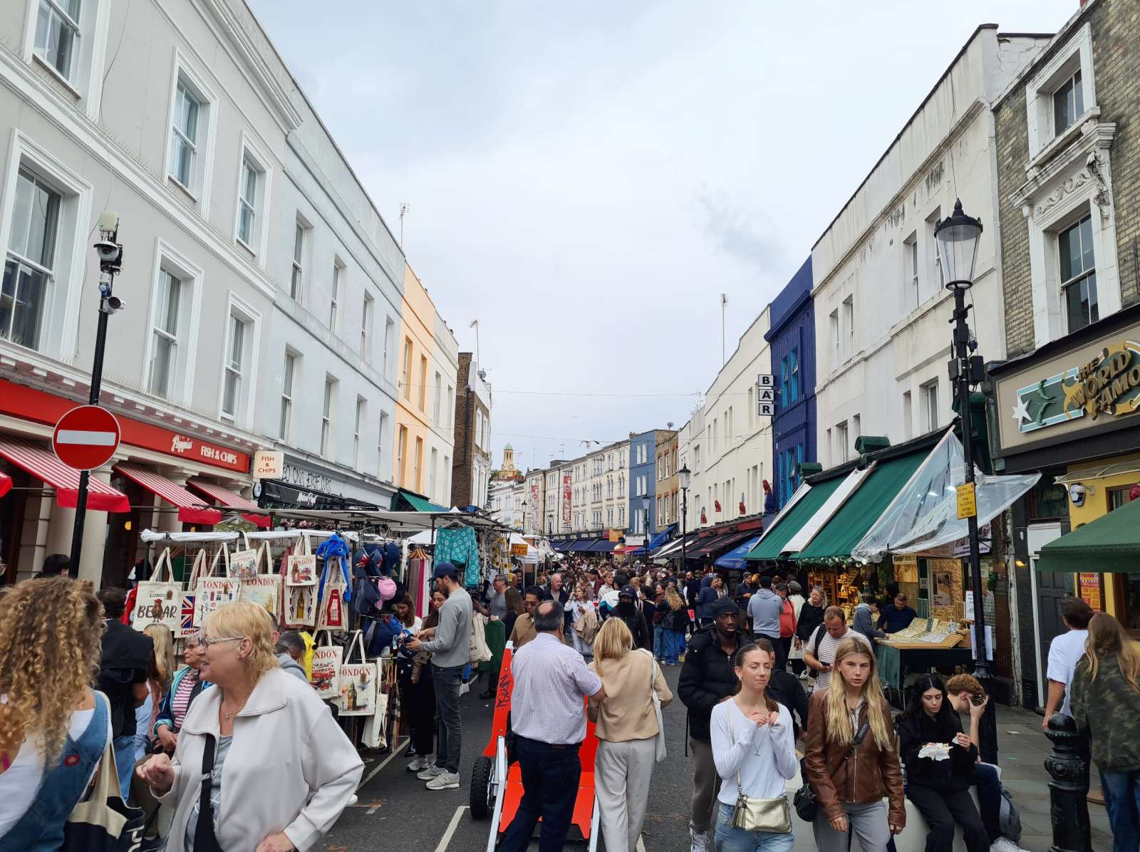 Portobello Road market, Notting Hill, London
