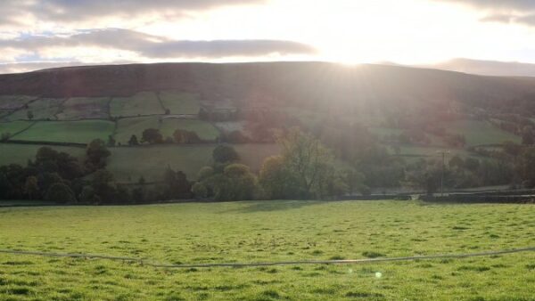 Yorkshire farm at sunrise - image by Traveller's Pen