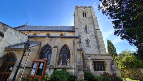 Trumpington Church near Cambridge, where my ancestors were married