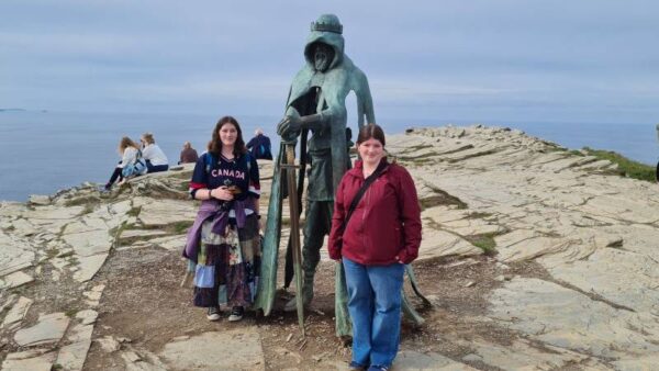 King Arthur sculpture at Tintagel